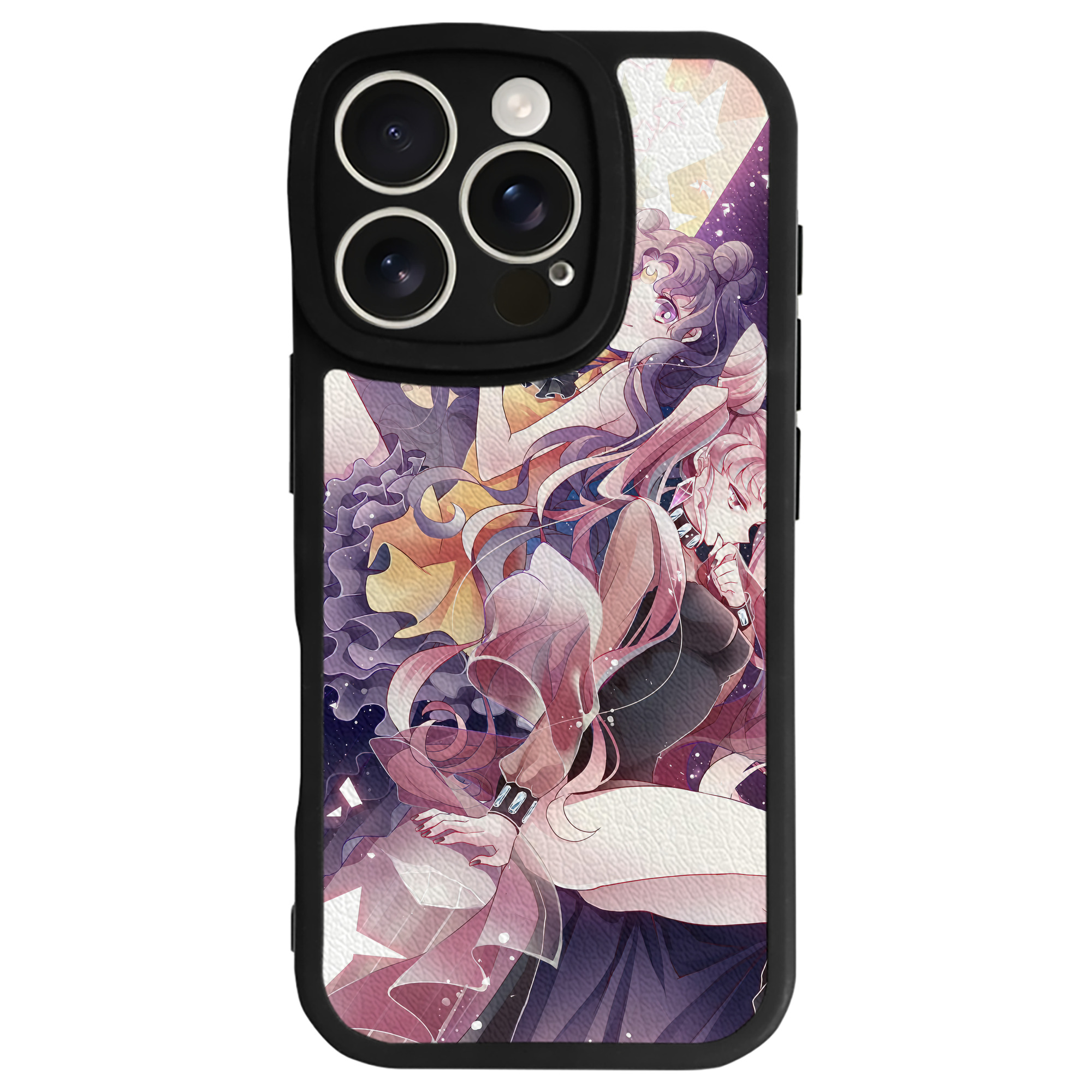 （画像用） 美少女戦士セーラームーン Sailor Moon 【iPhone 16シリーズ対応】シリコンスマホケース（レザー調） 材質：シリコン